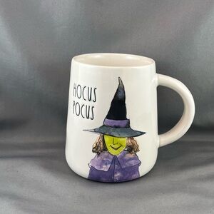 Rae Dunn Hocus Pocus Mug - White and Purple